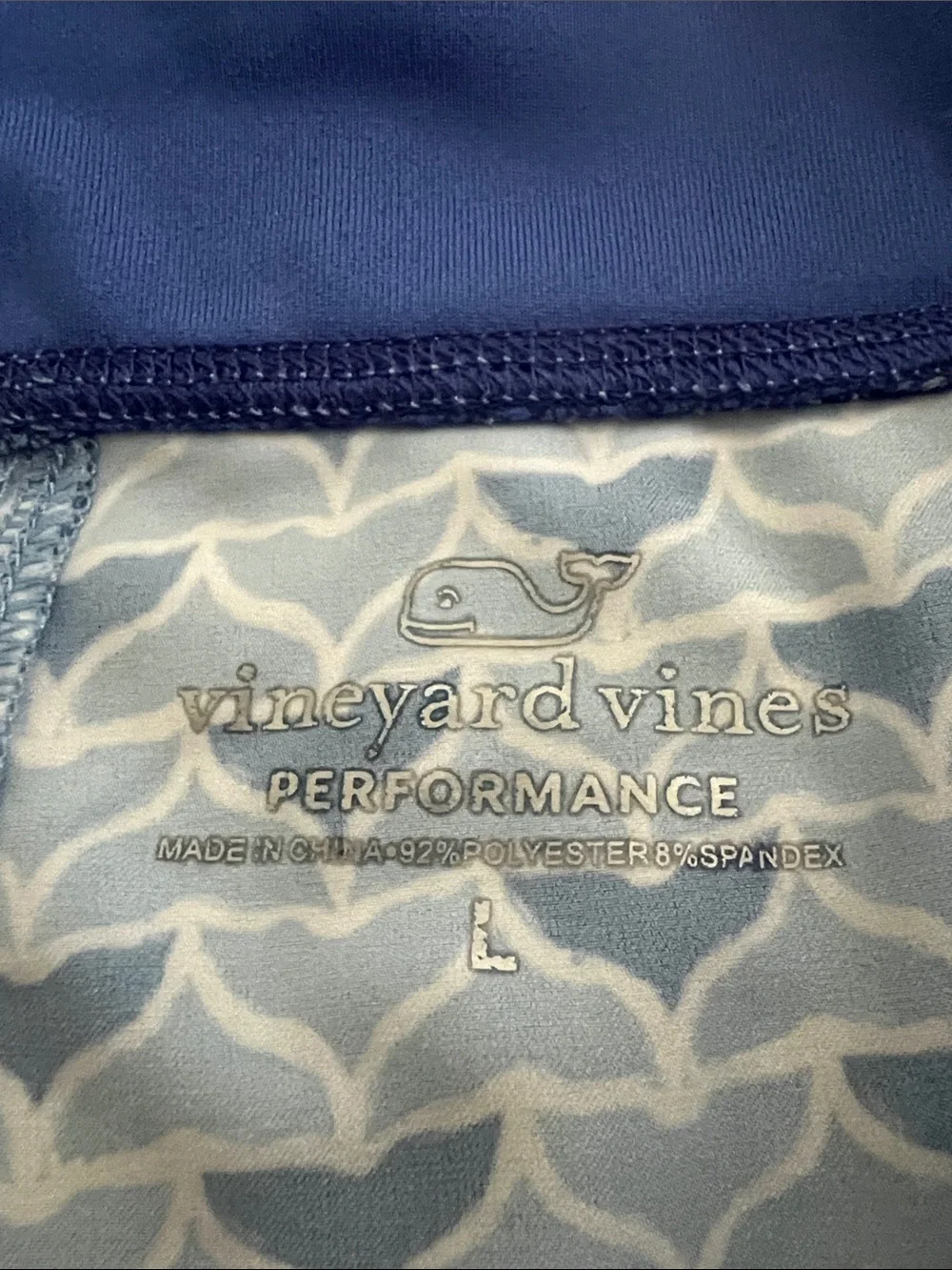 Vineyard Vines Blue Patterned Swim Coverup Skirt